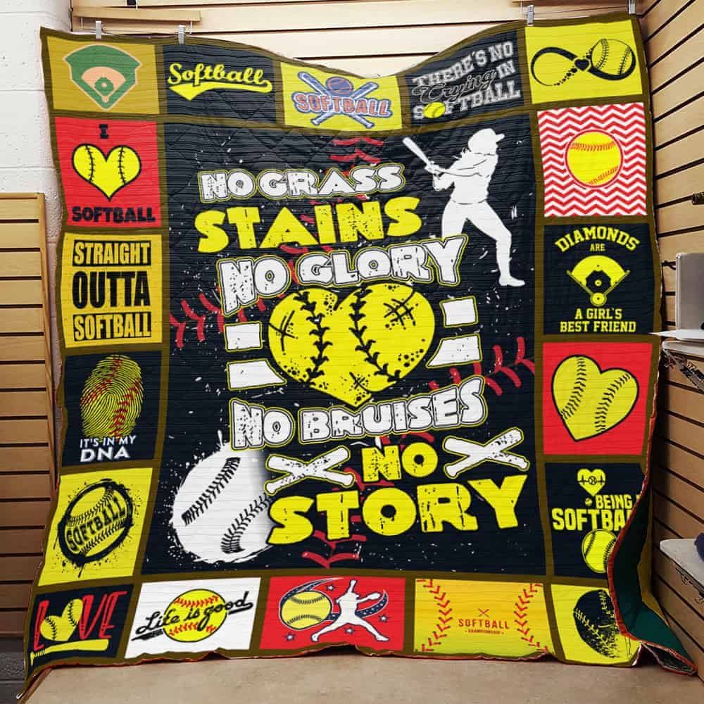 Softball Quilt Blanket DHC0502883TD