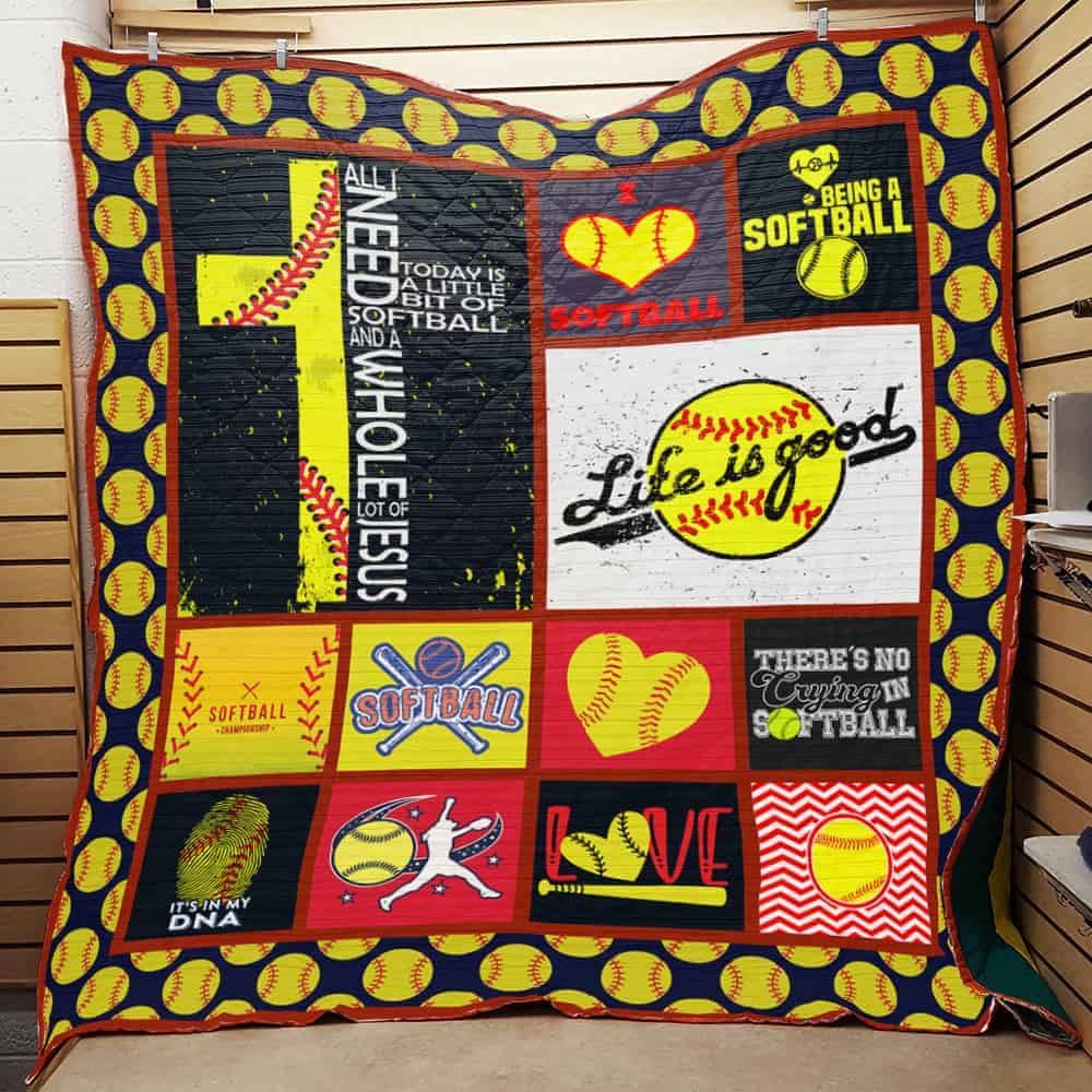 Softball Quilt Blanket DHC0502962TD