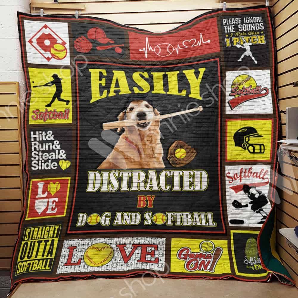 Softball Quilt Blanket DHC11021085TD