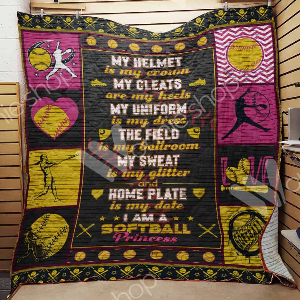 Softball Quilt Blanket DHC1102131TD