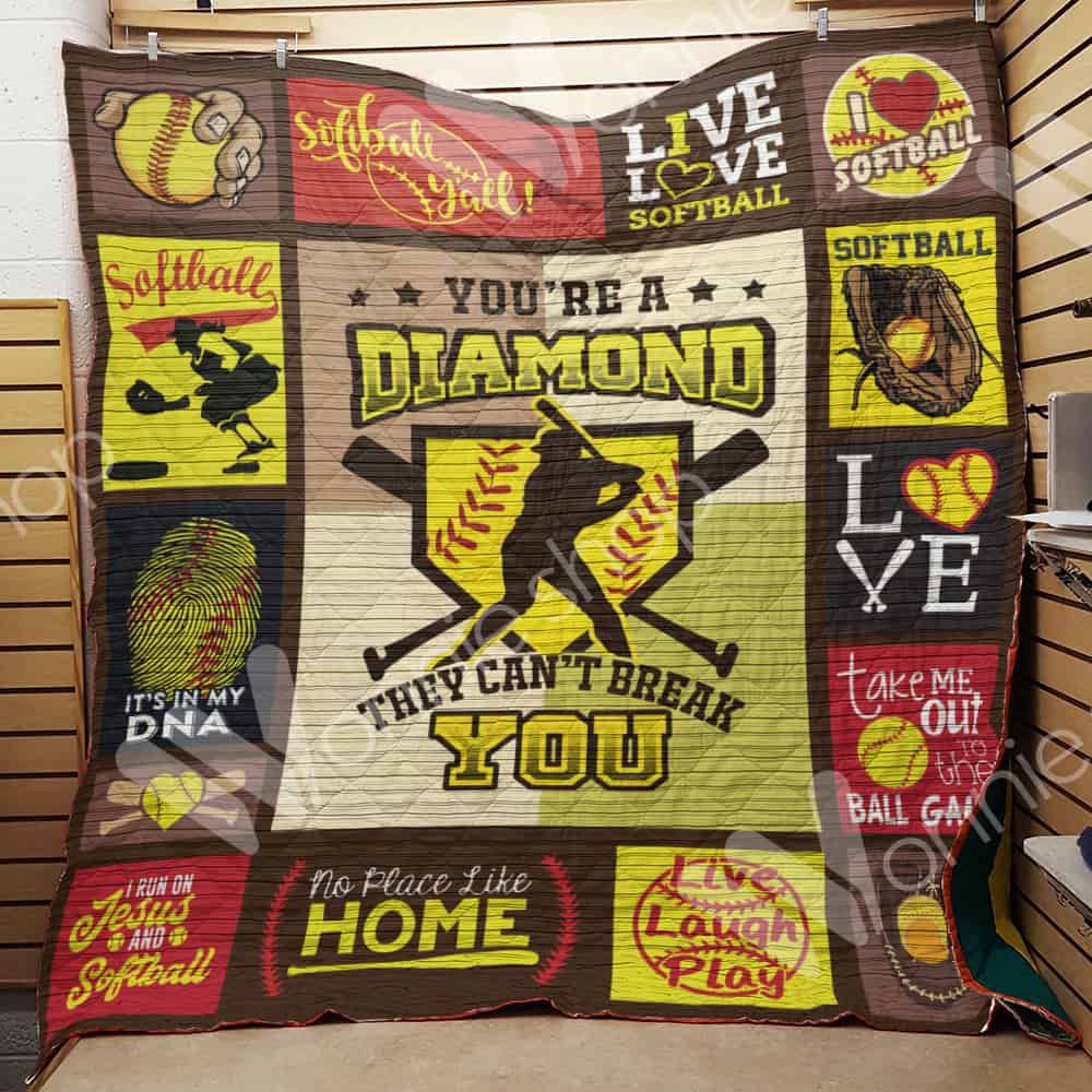 Softball Quilt Blanket DHC1102506TD