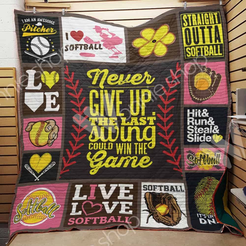 Softball Quilt Blanket DHC1102643TD