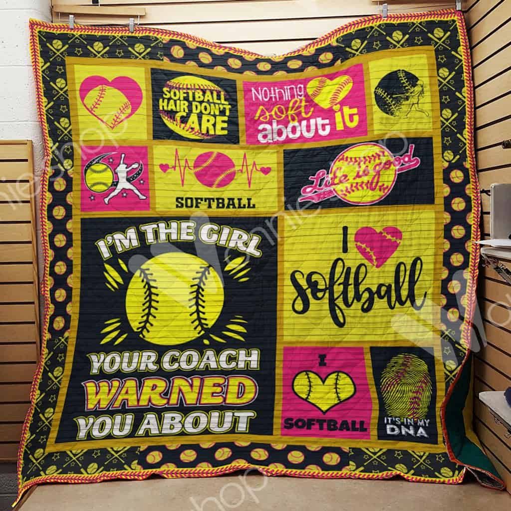 Softball Quilt Blanket DHC1102678TD