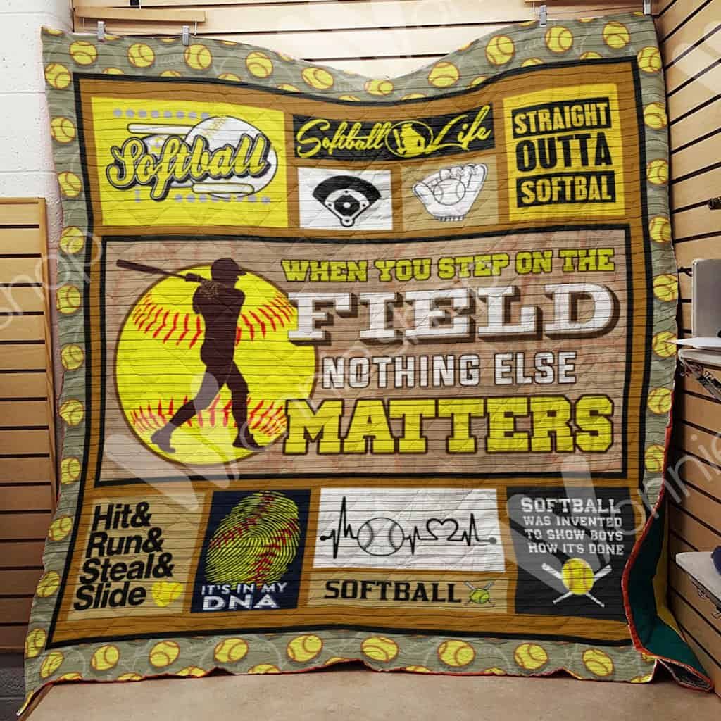 Softball Quilt Blanket DHC1102684TD