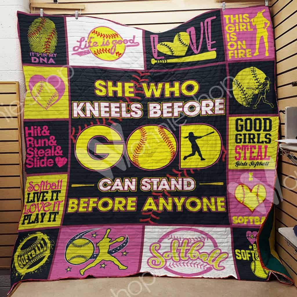 Softball Quilt Blanket DHC1102723TD