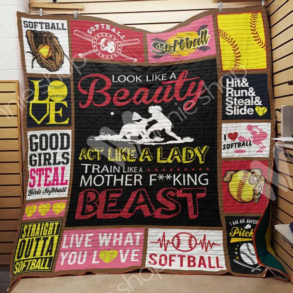 Softball Quilt Blanket DHC1102756TD