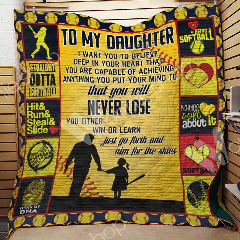 Softball Quilt Blanket DHC1102819TD