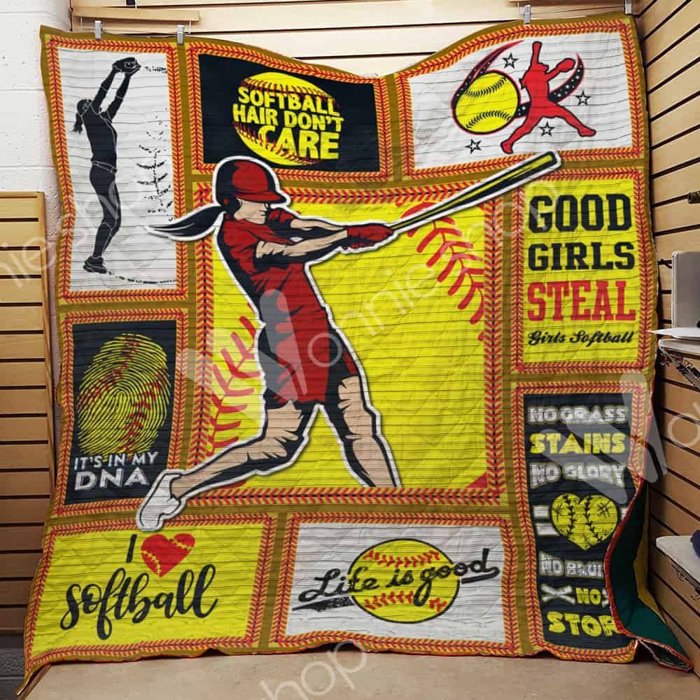 Softball Quilt Blanket DHC1102846TD