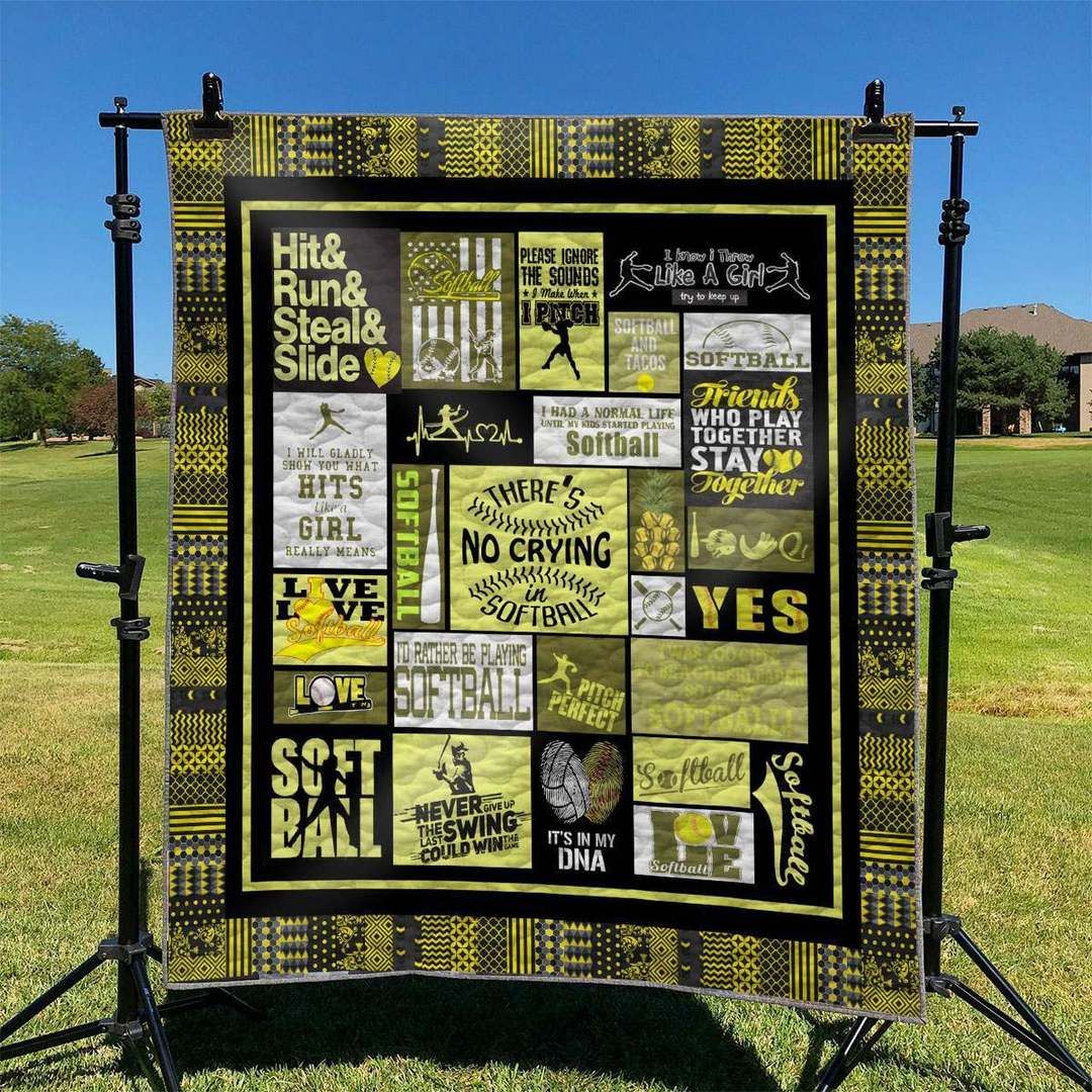 Softball TD2809826 Quilt Blanket