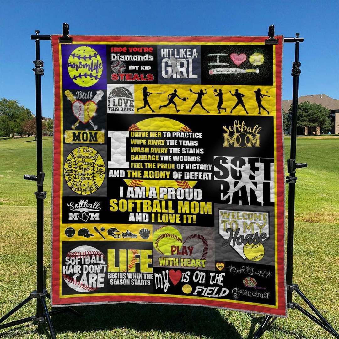 Softball TD2809829 Quilt Blanket