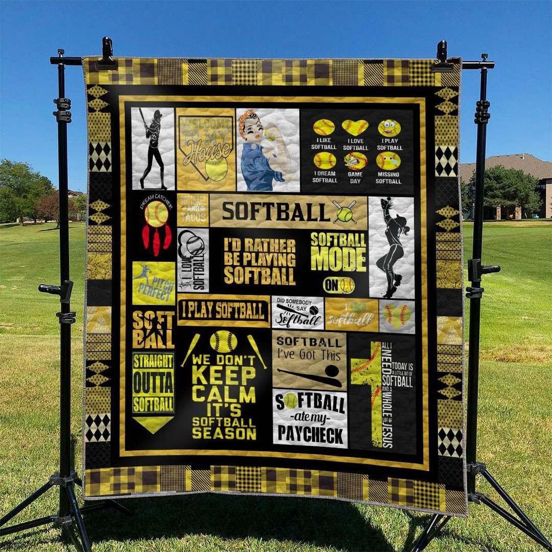 Softball TD2809831 Quilt Blanket
