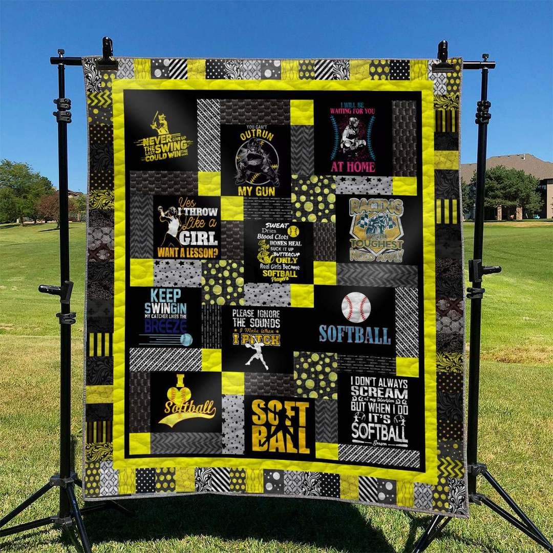 Softball TD2809833 Quilt Blanket
