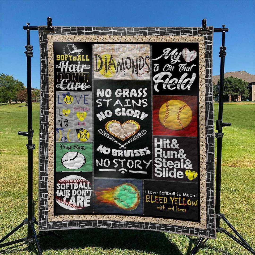 Softball TD2809838 Quilt Blanket