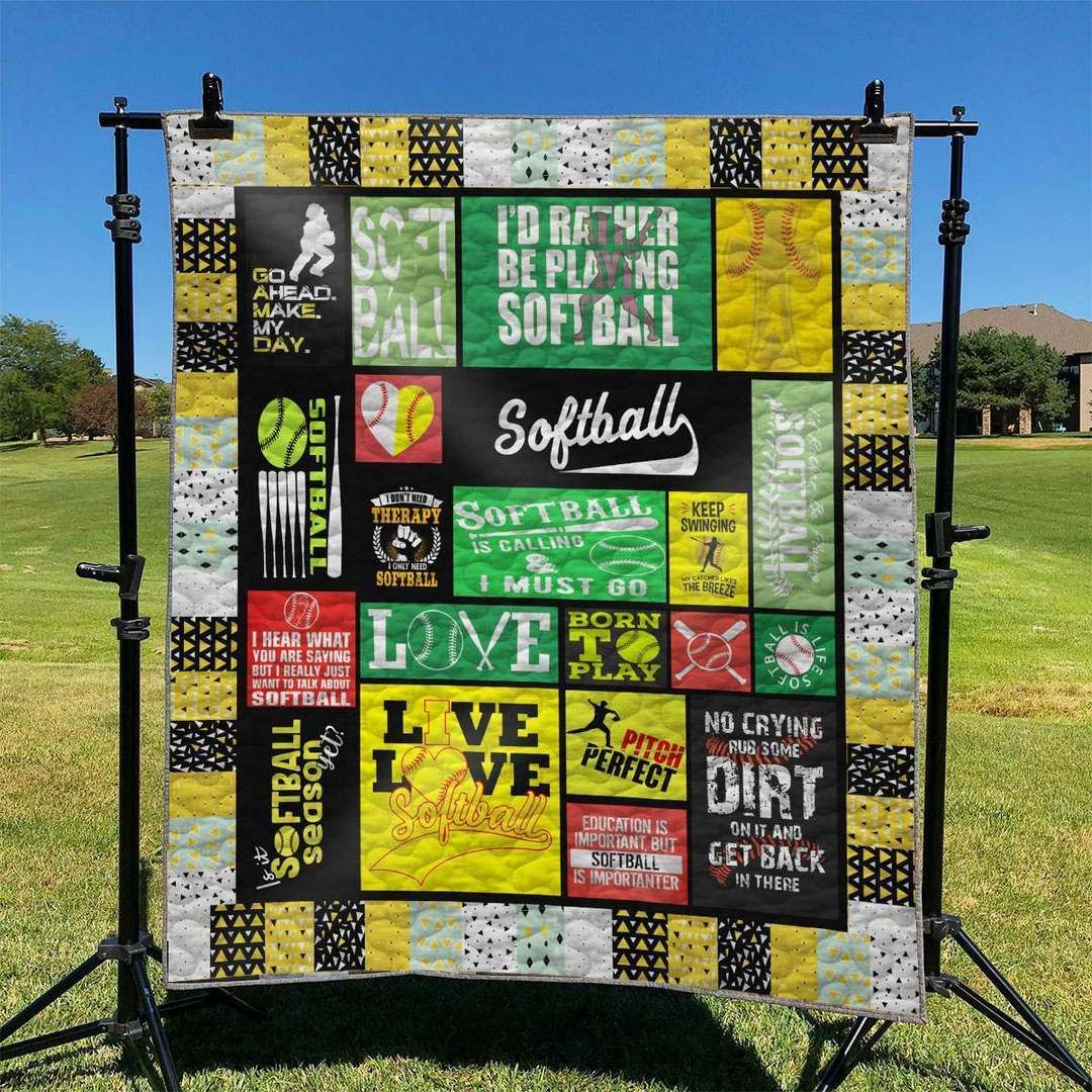 Softball TD2809846 Quilt Blanket
