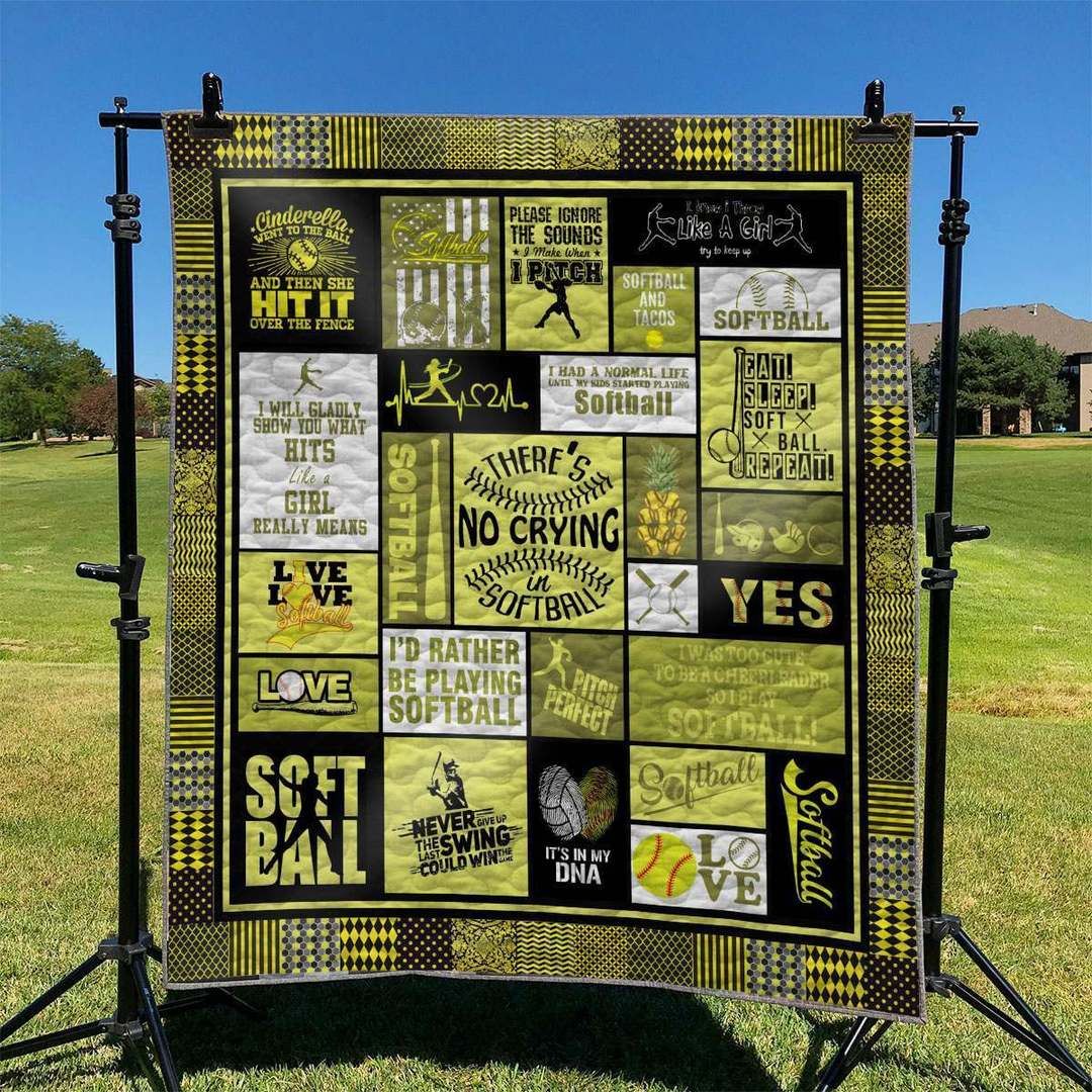 Softball TD2809848 Quilt Blanket