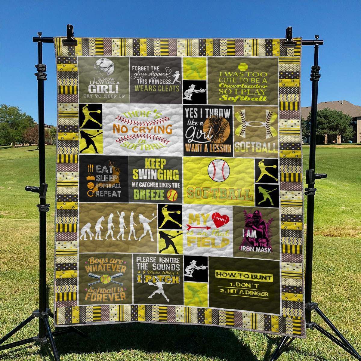 Softball TD2809849 Quilt Blanket