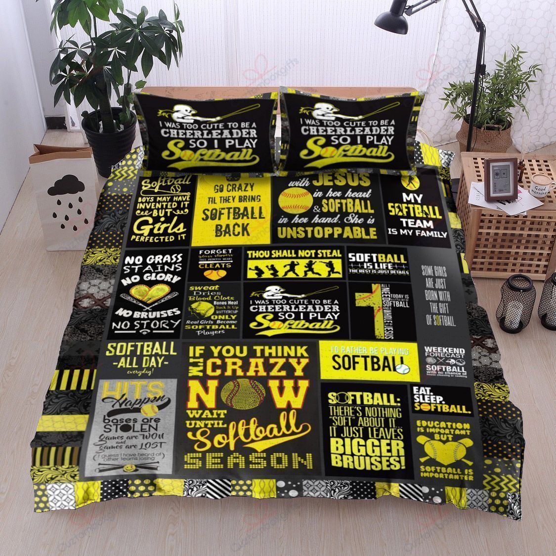 Softball Bedding Set