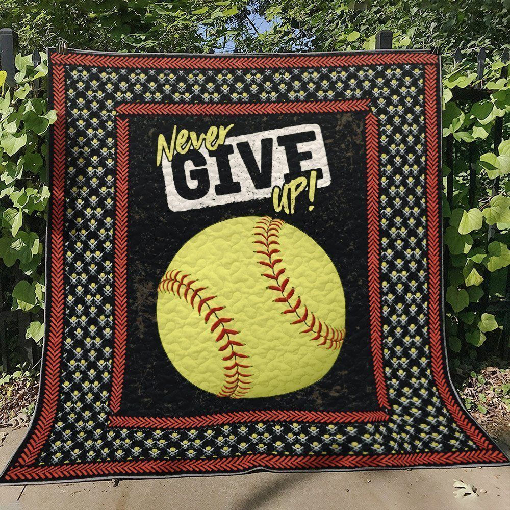 Softball TL080723 Quilt Blanket