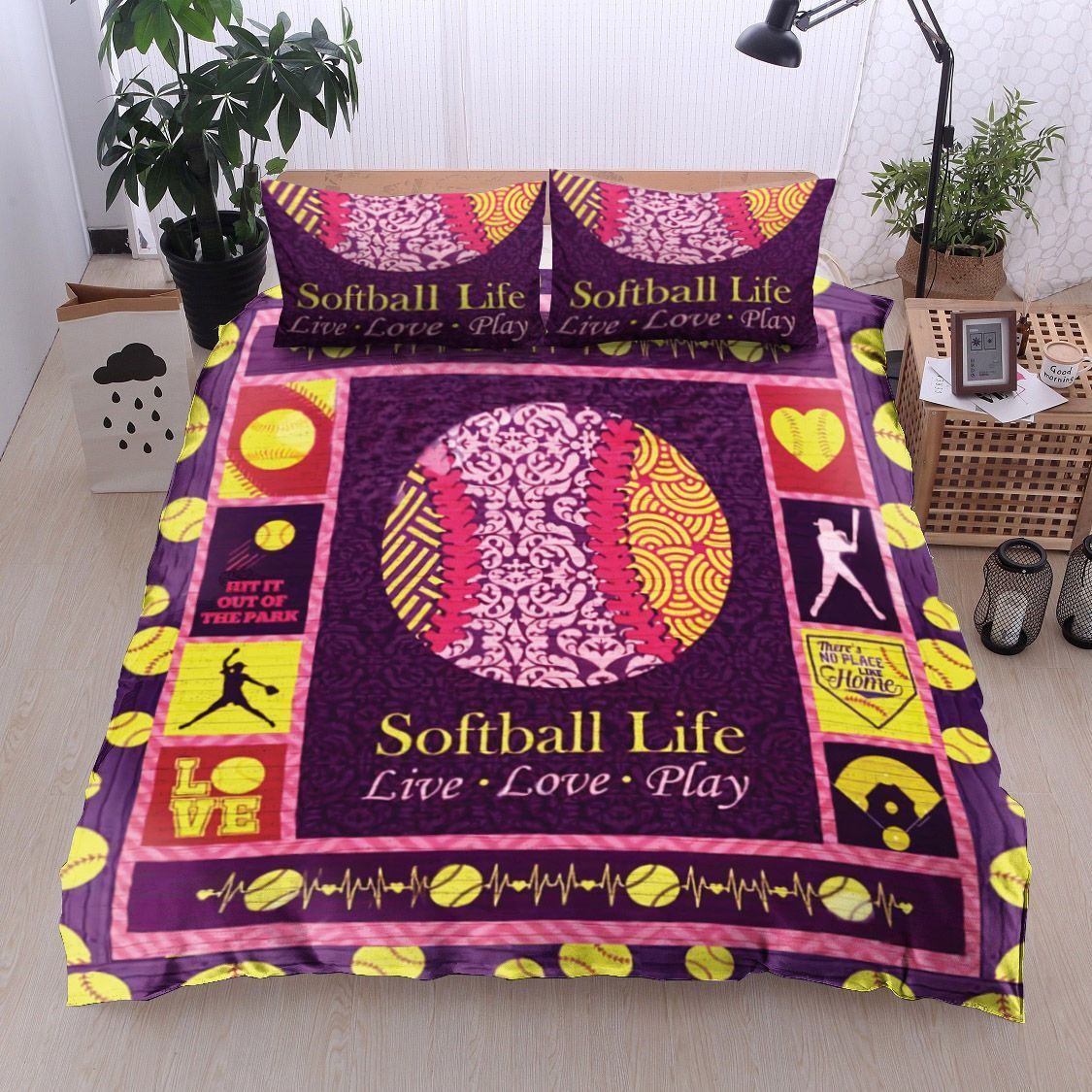 Softball Bedding Set