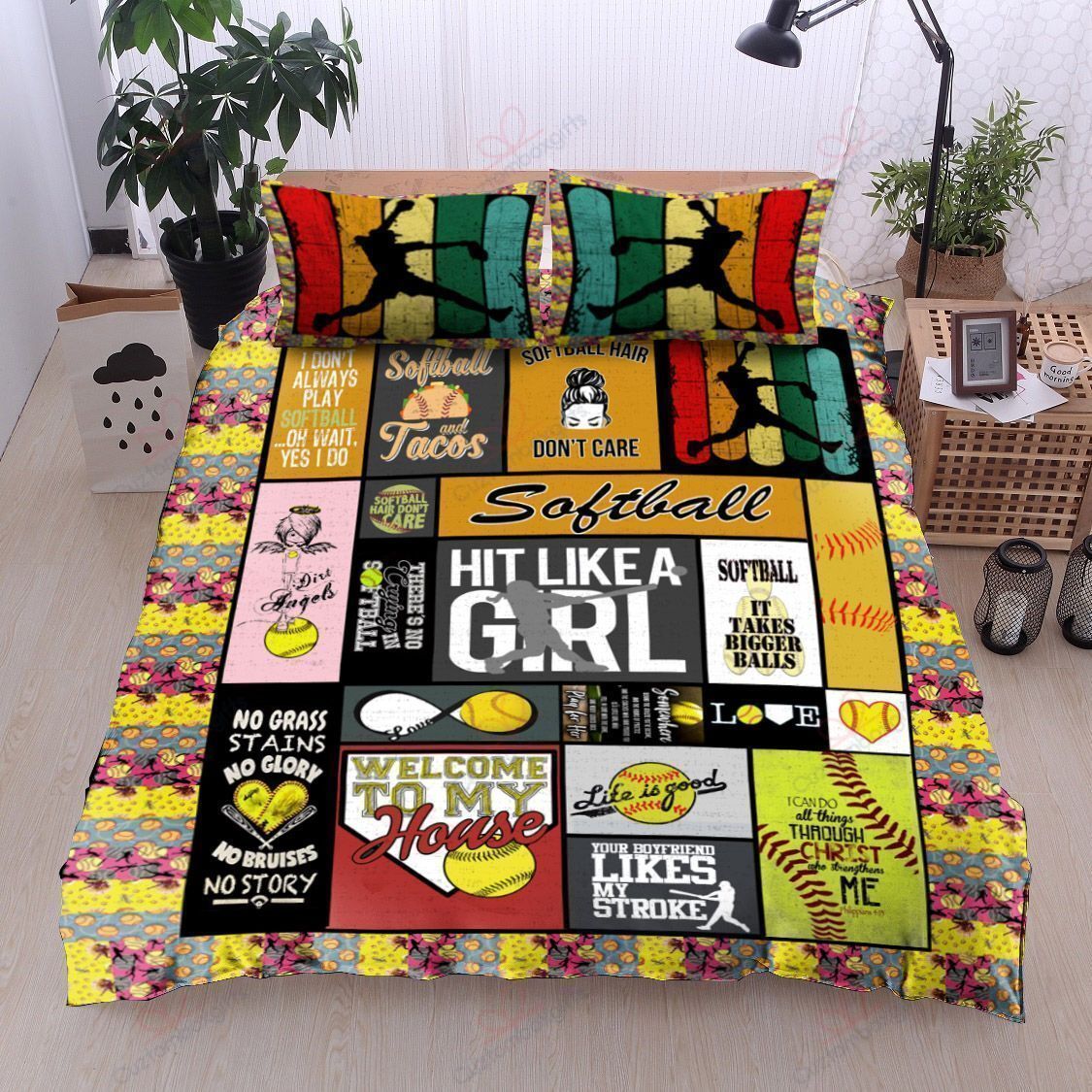 Softball Bedding Set