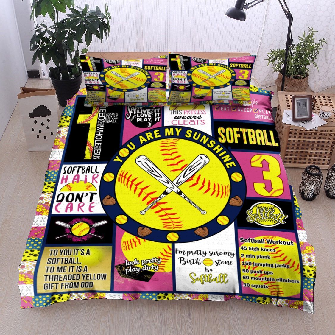 Softball Bedding Set