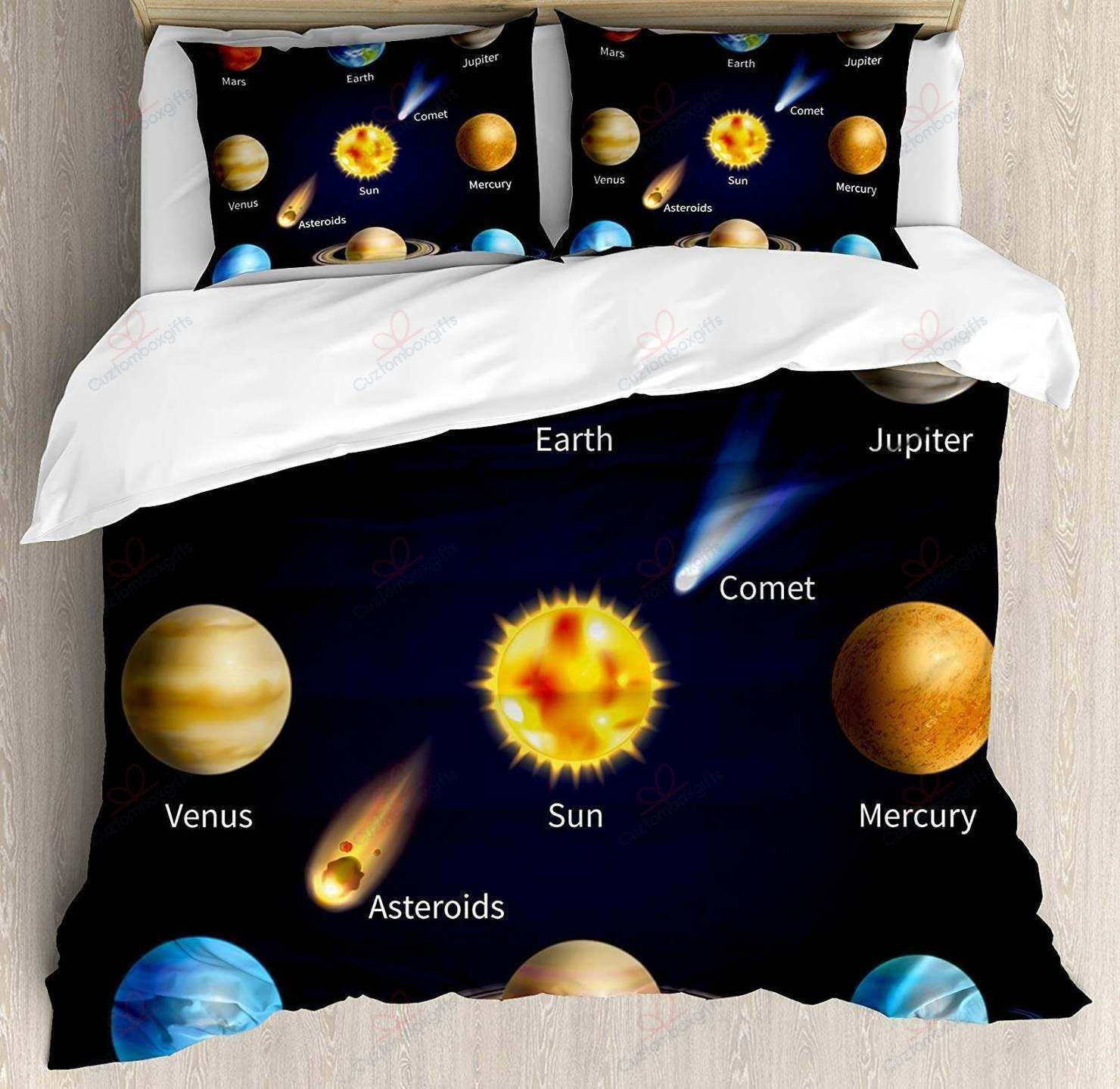Solar System Planets Bedding Set