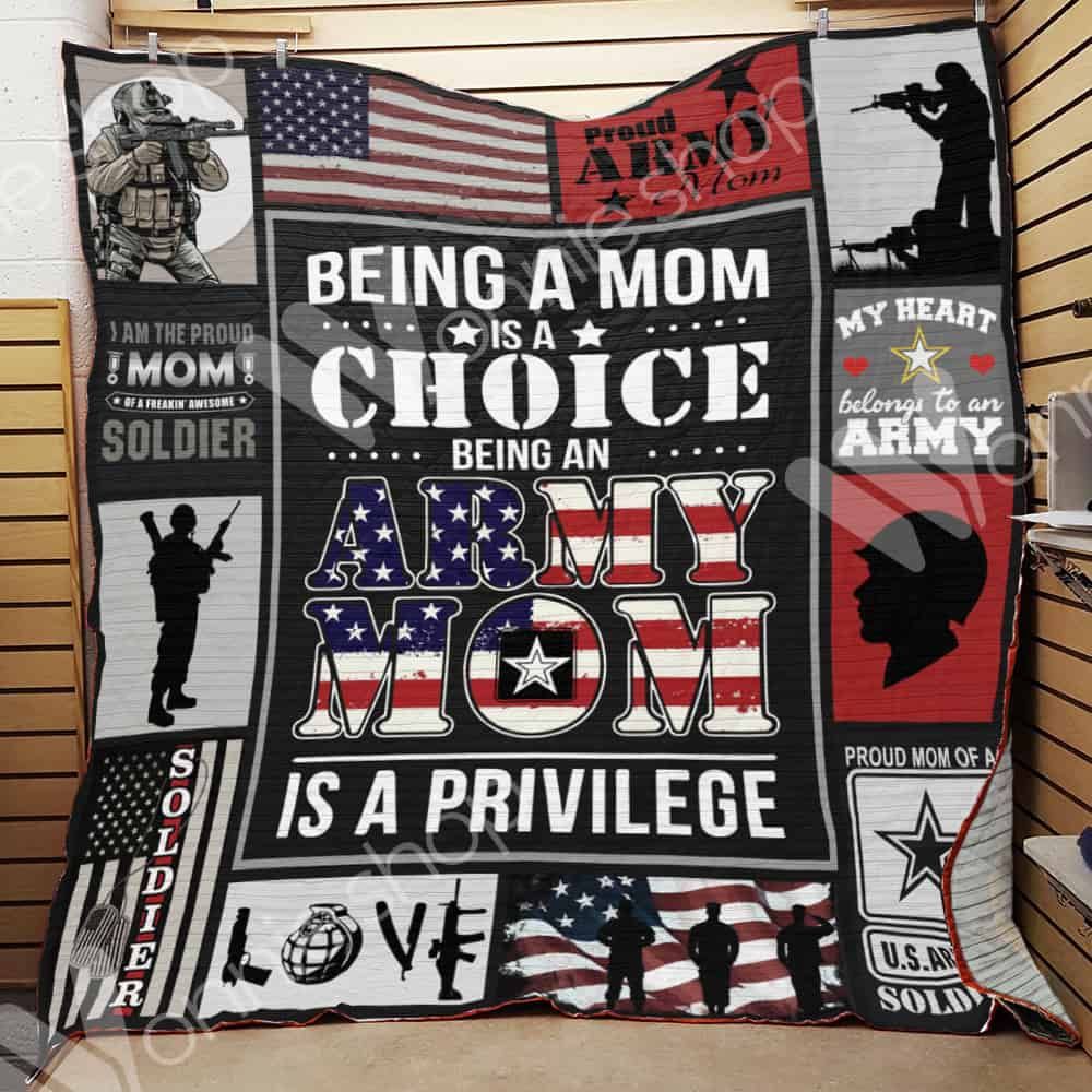 Soldier Mom Quilt Blanket DHC01021375TD