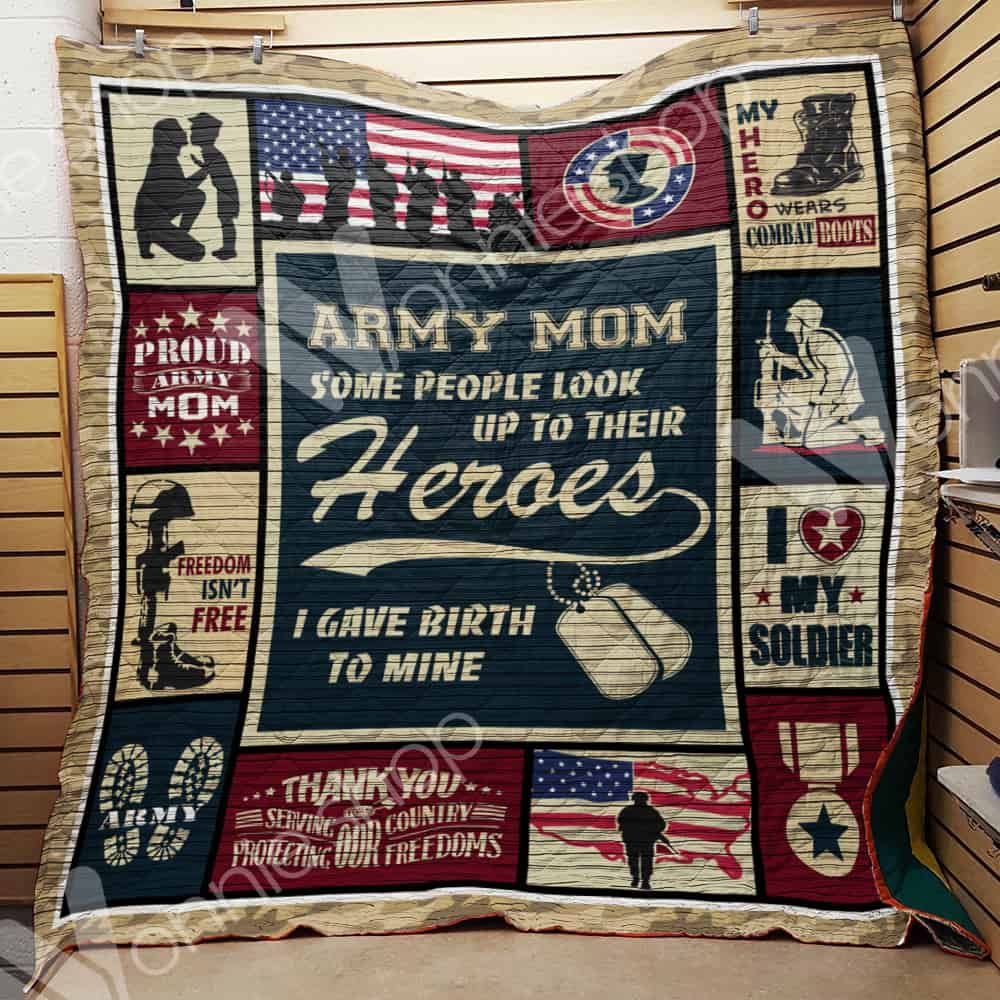 Soldier Mom Quilt Blanket DHC01021385TD
