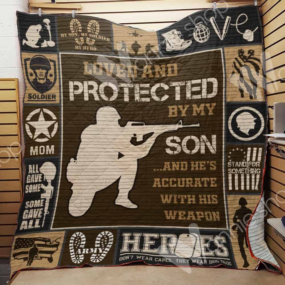 Soldier Mom Quilt Blanket DHC01021404TD