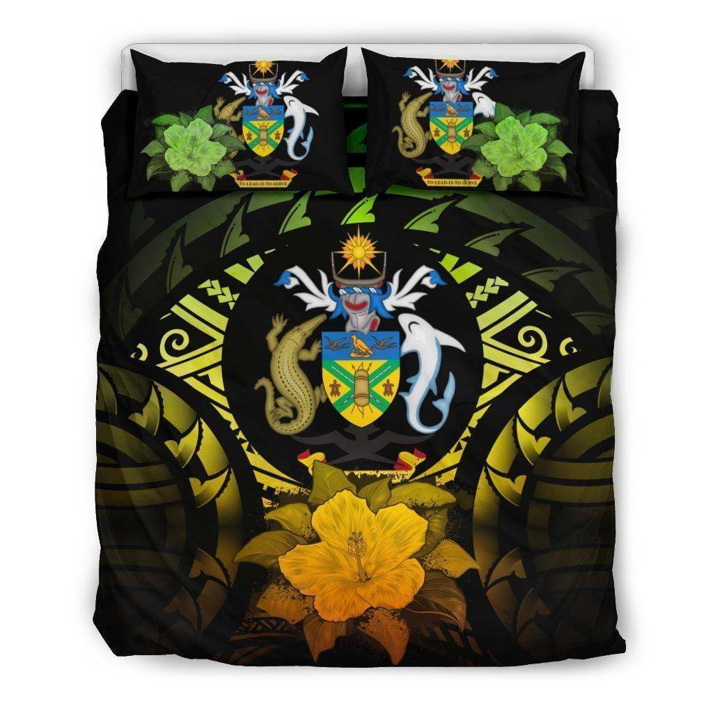 Solomon Island Reggae Hibiscus Bedding Set