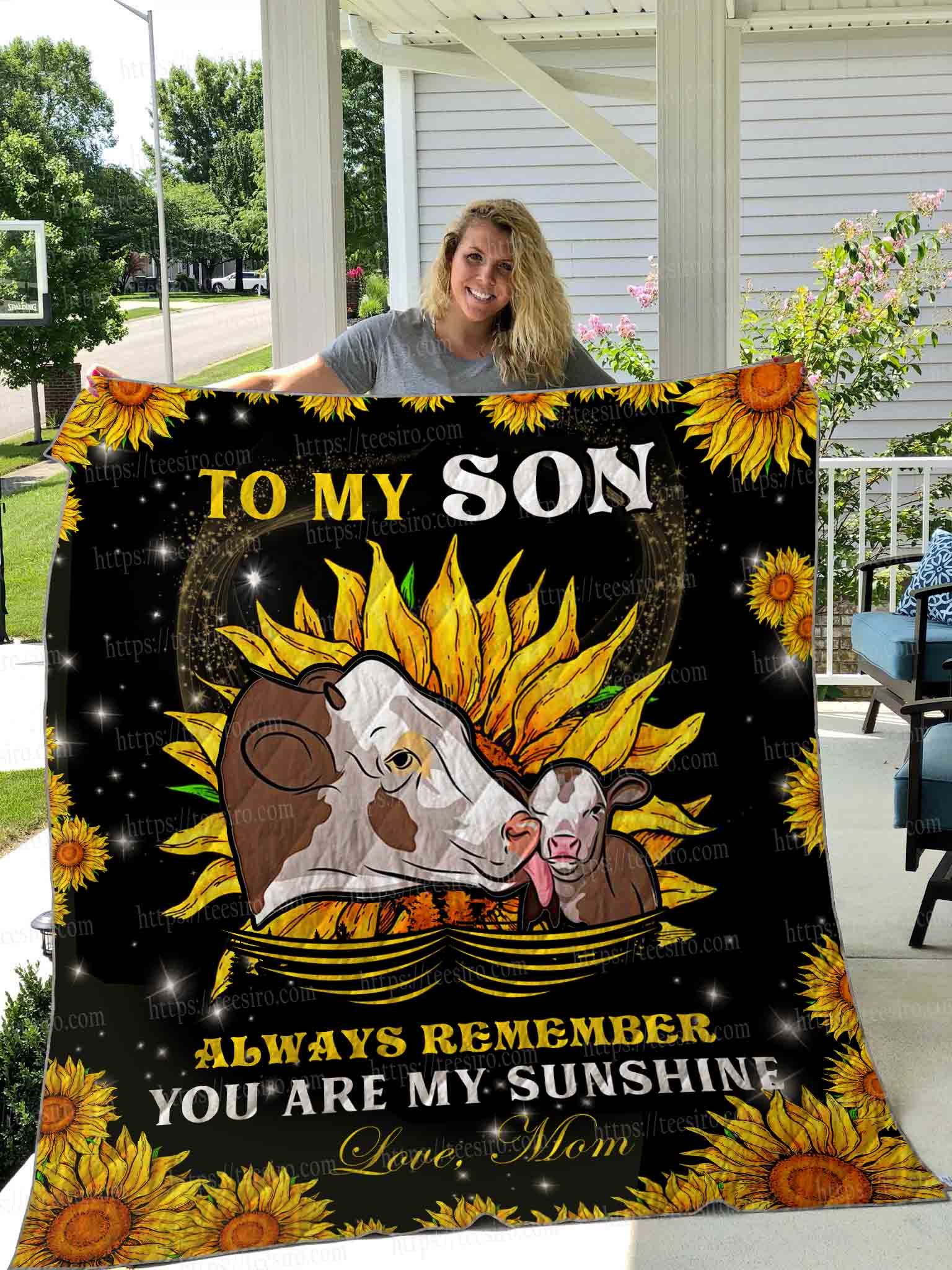 Son  Cow Quilt Blanket DHC1501773VT