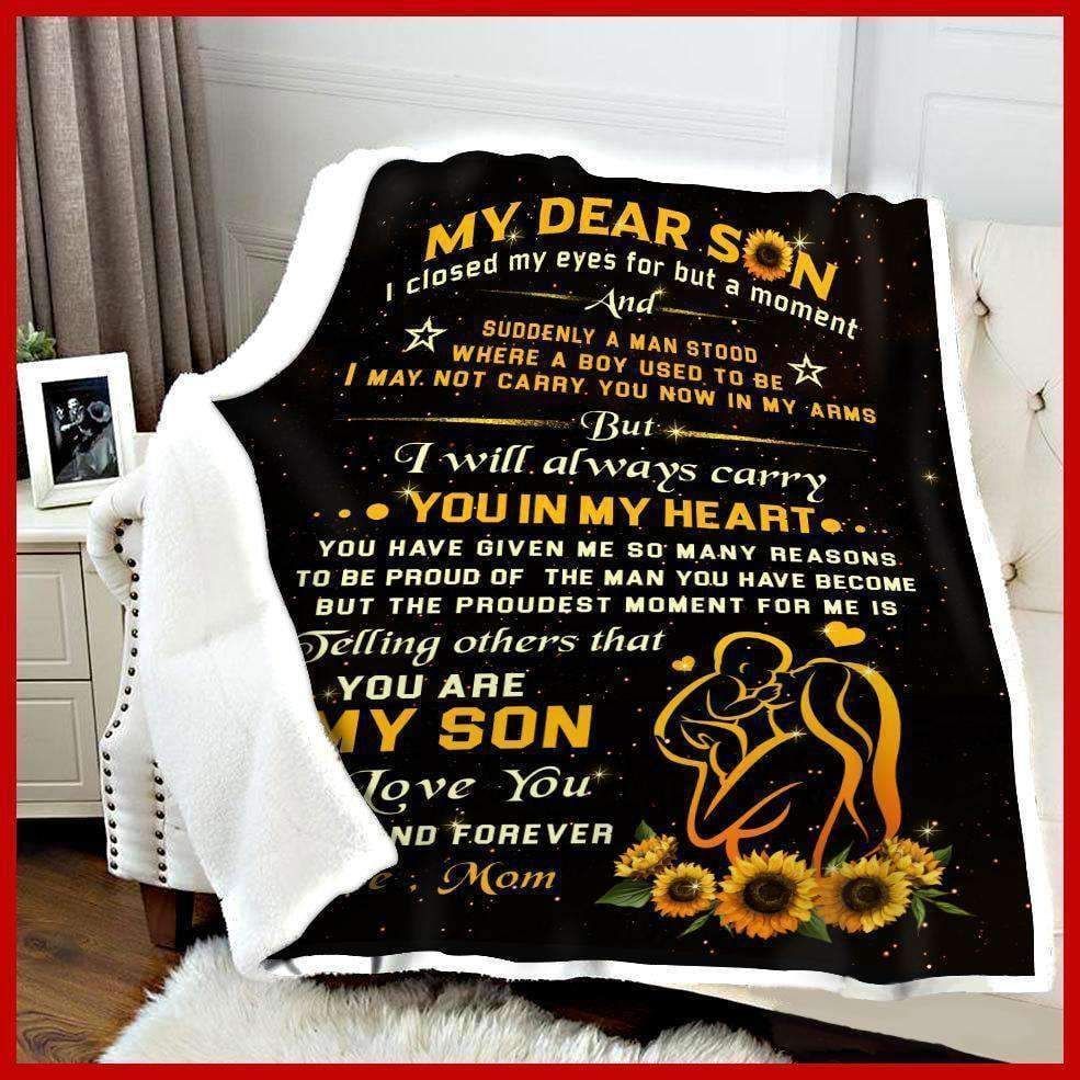 Son – I Closed My Eyes Fleece Blanket