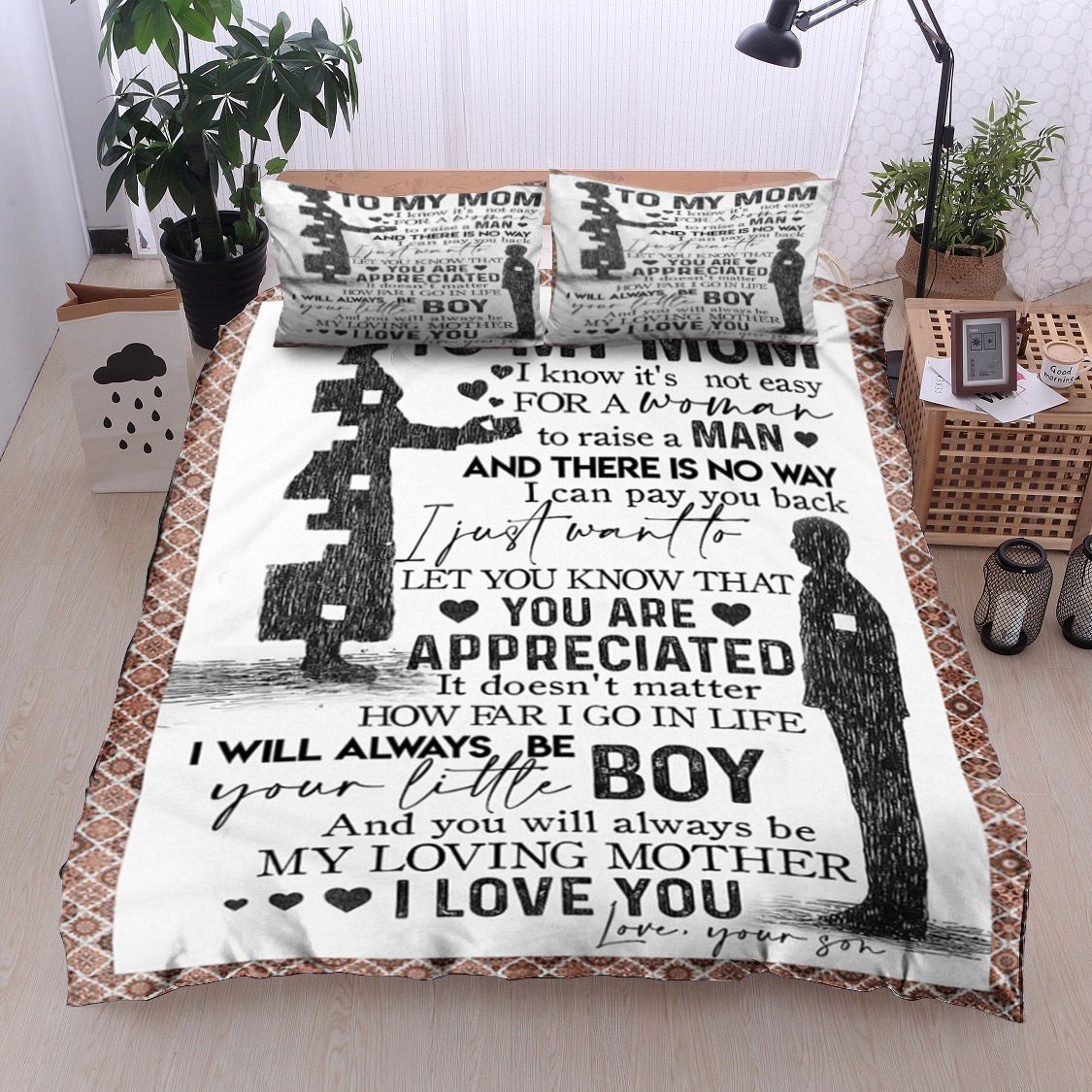 Son To Mom Bedding Set