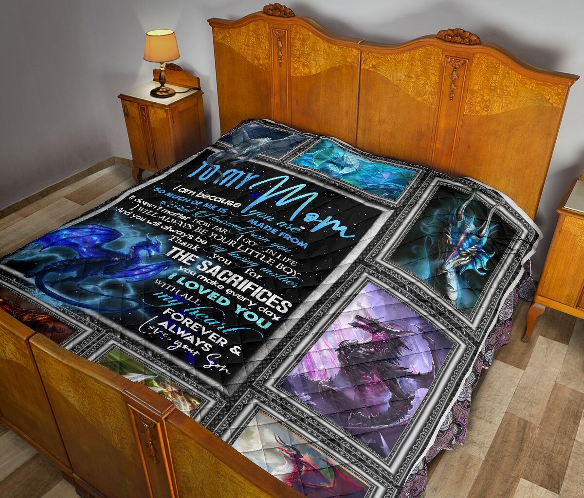 Son To Mom Quilt Blanket DHC02011255DD