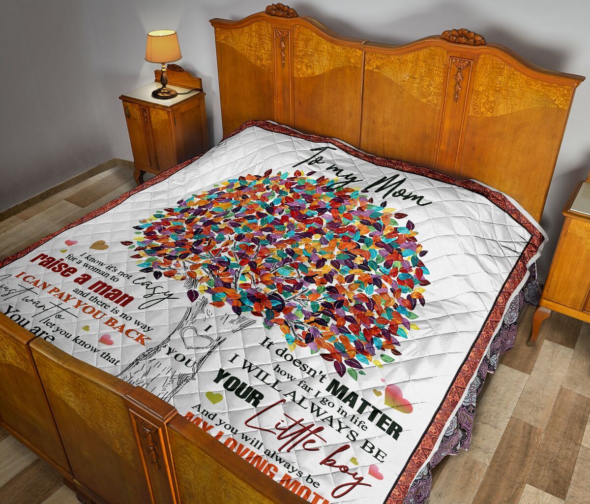 Son To Mom Quilt Blanket DHC02011500DD