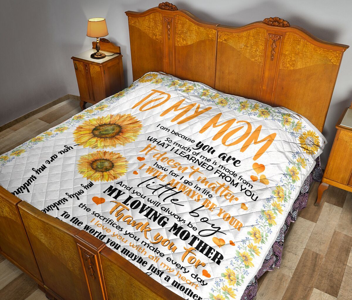 Son To Mom Quilt Blanket DHC02011580DD