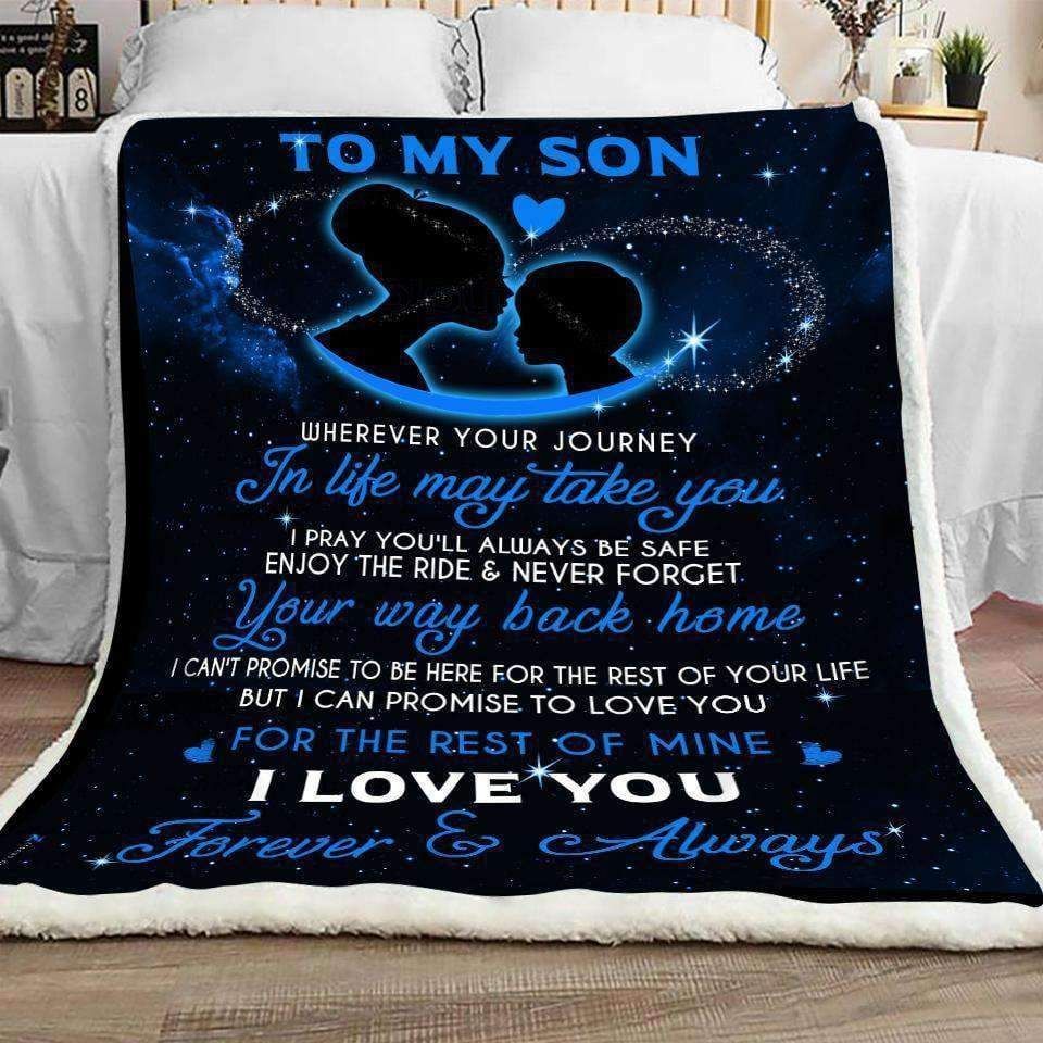 Son – Wherever Your Journey In Life May Take You Fleece Blanket