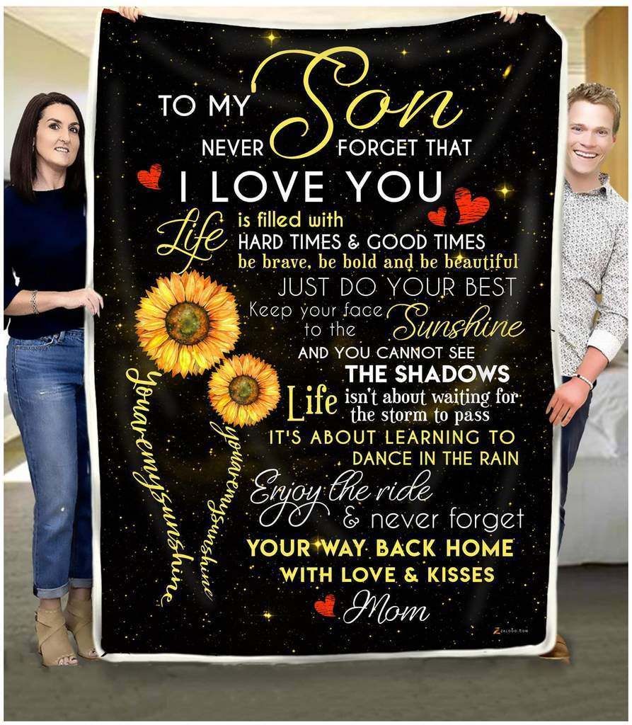 Son – You Are My Sunshine Fleece Blanket