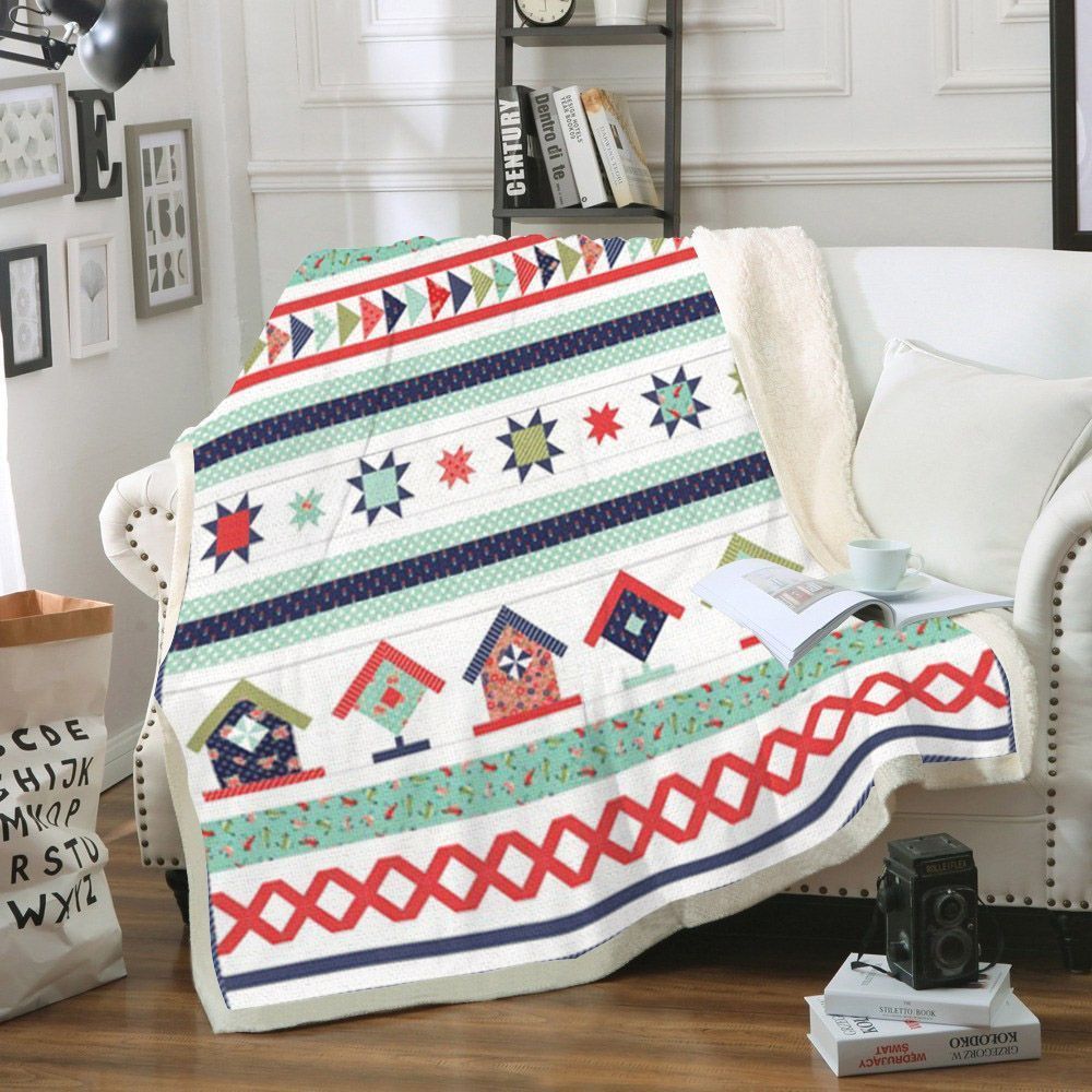 Songbird Sherpa Fleece Blanket