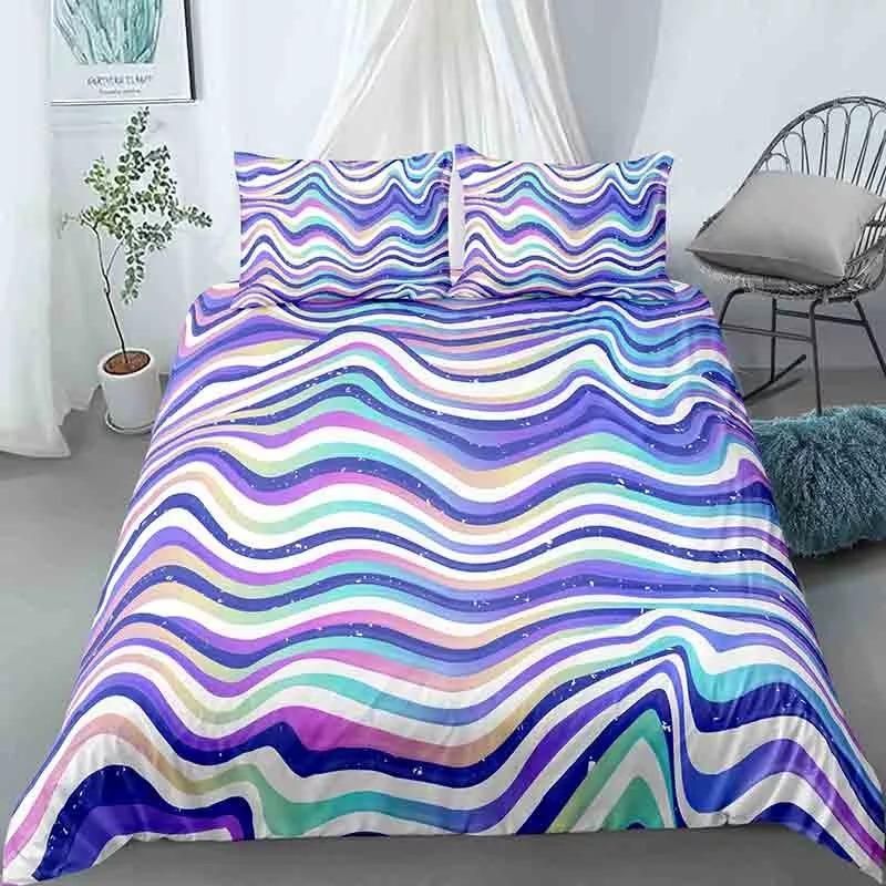 Sonic Waves Art Bedding Set