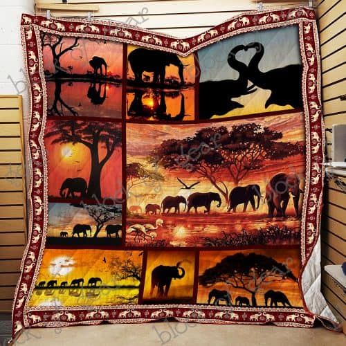 Soul Of The Elephant CL19100802MDQ Quilt Blanket