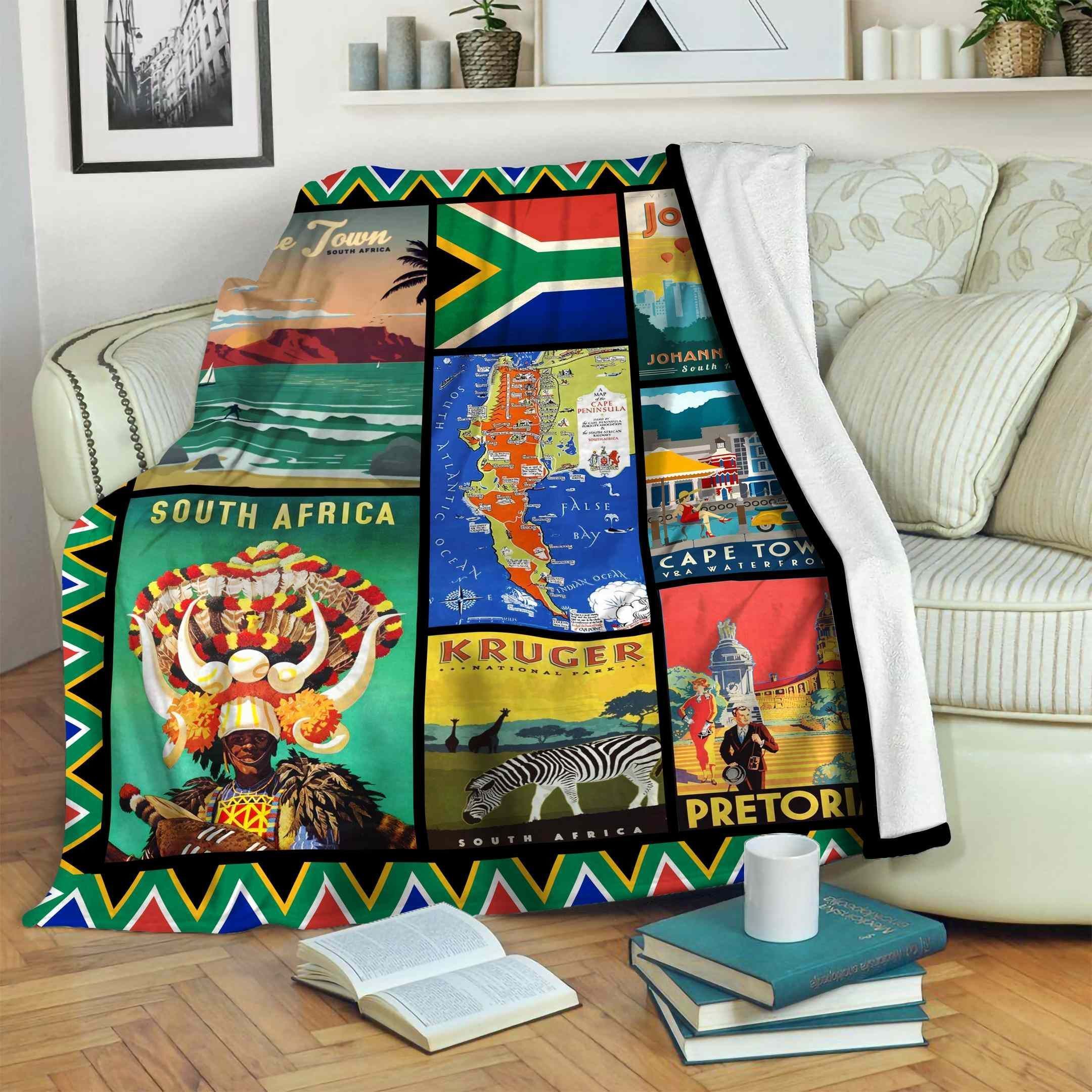 South Africa Fleece Blanket