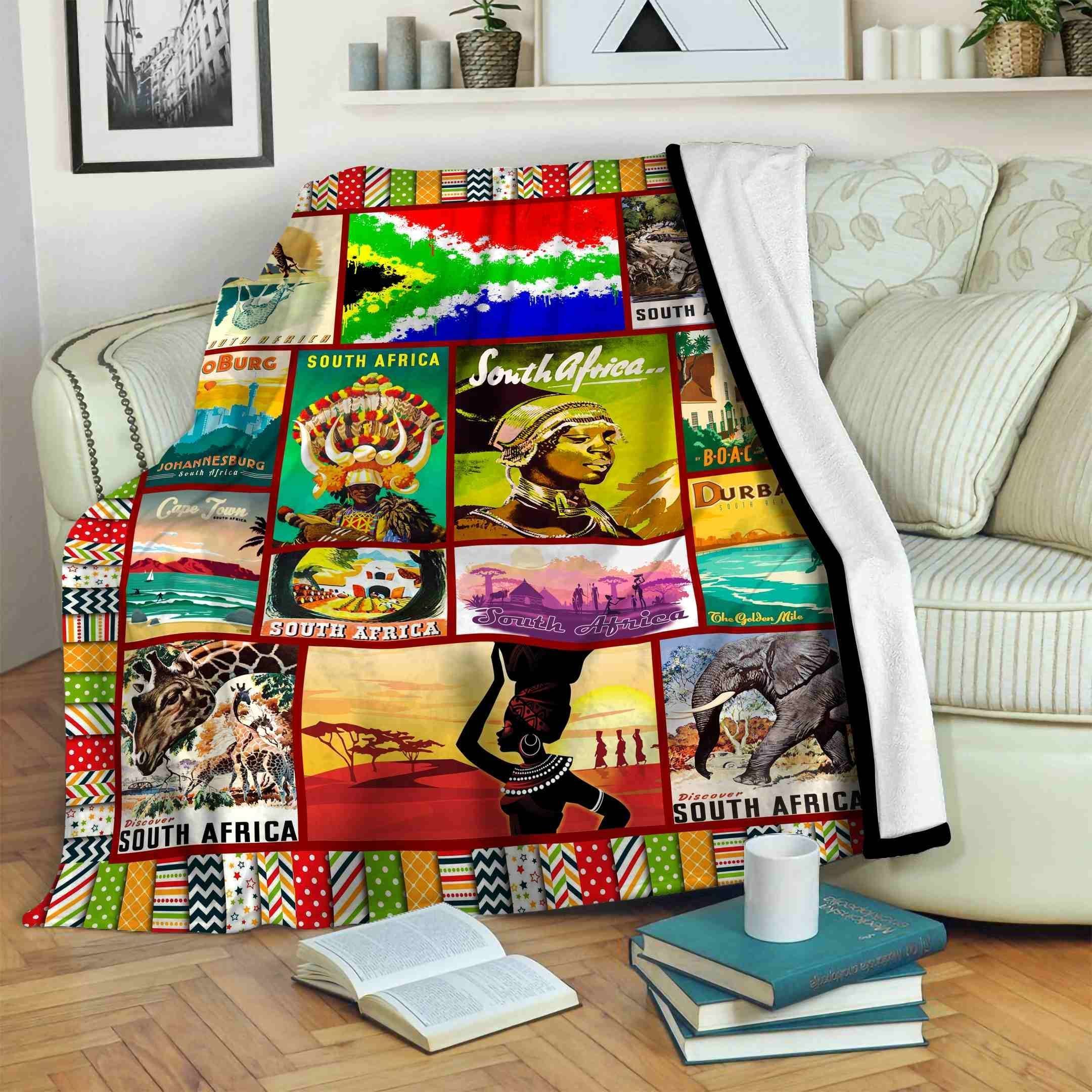 South Africa Fleece Blanket