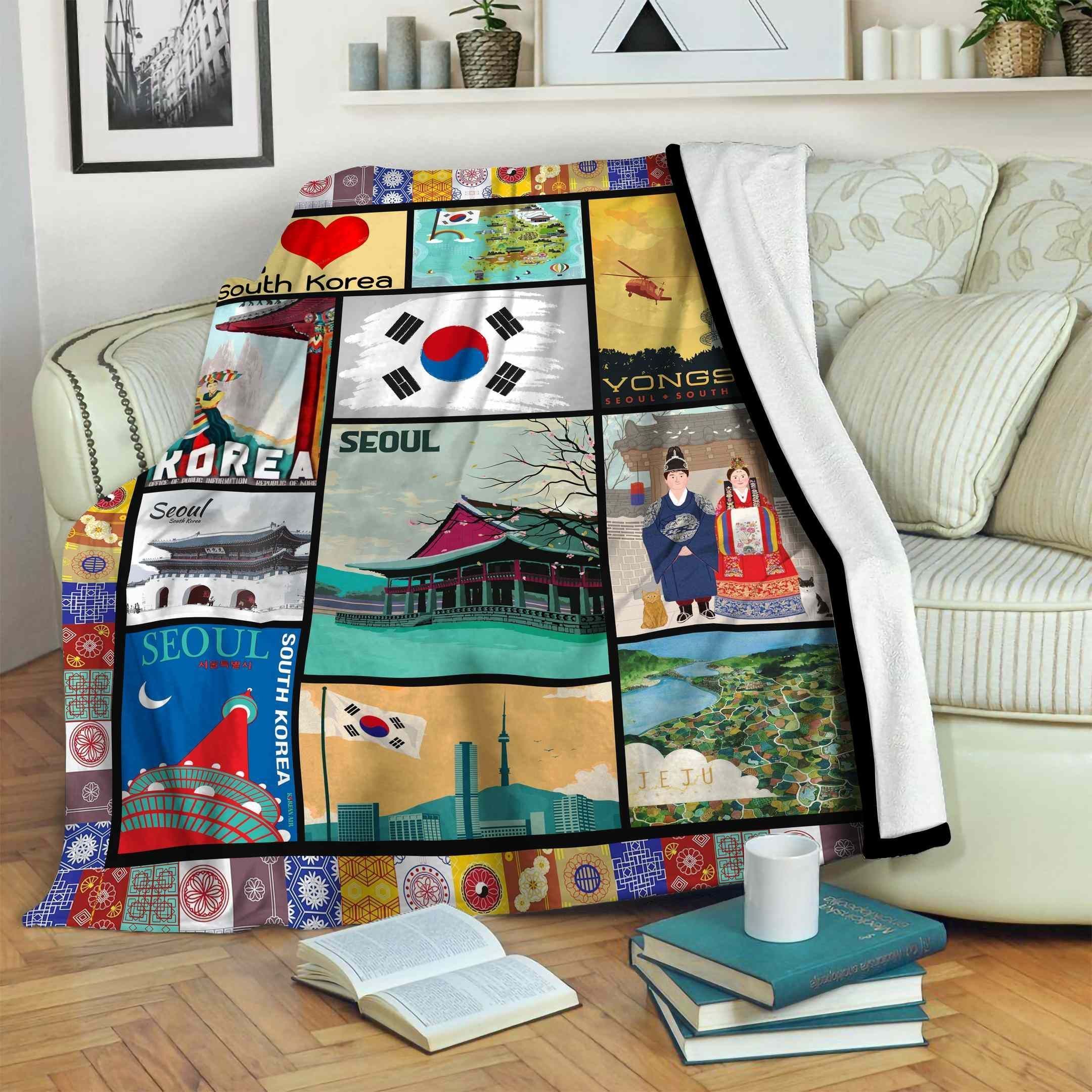 South Korea Fleece Blanket