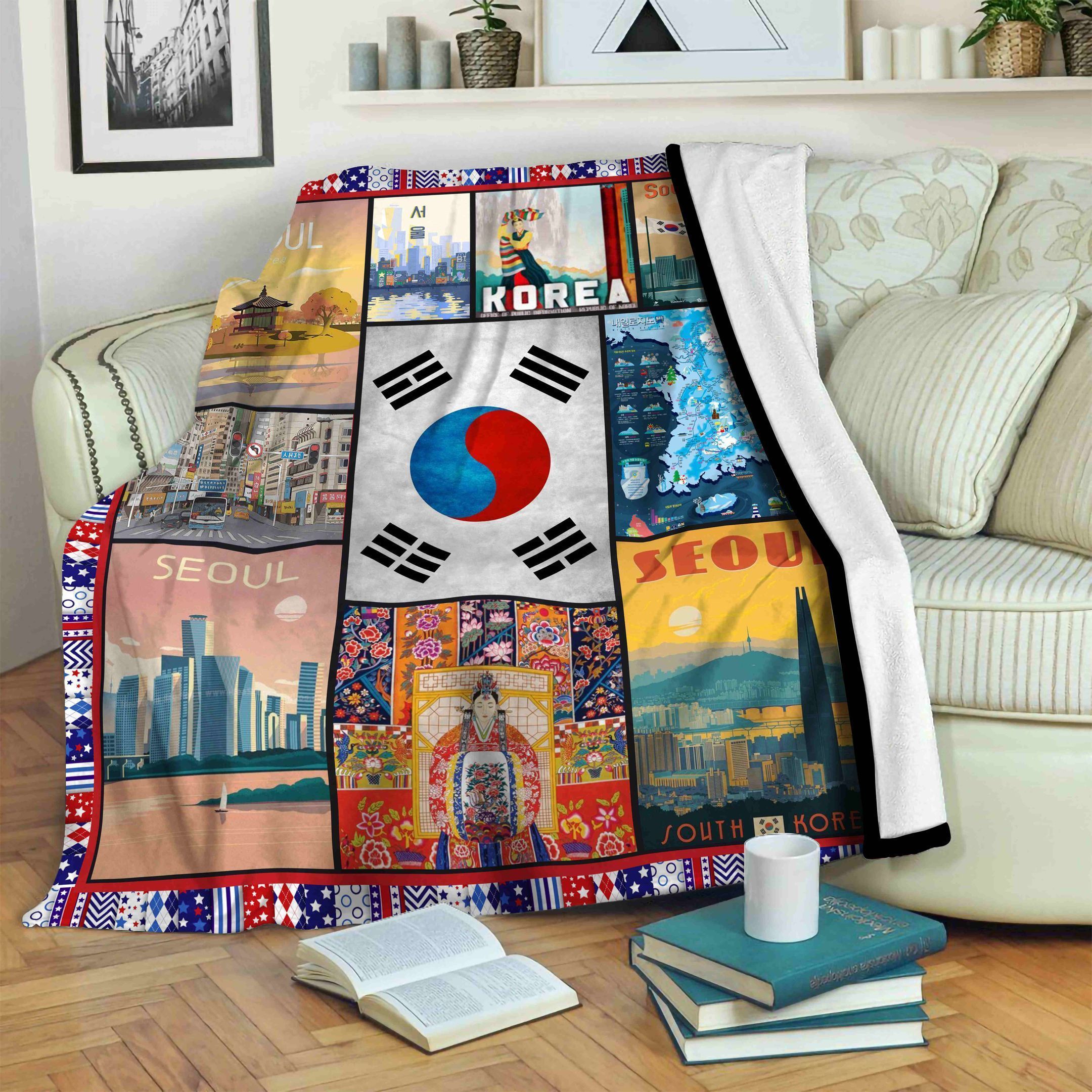 South Korea Fleece Blanket