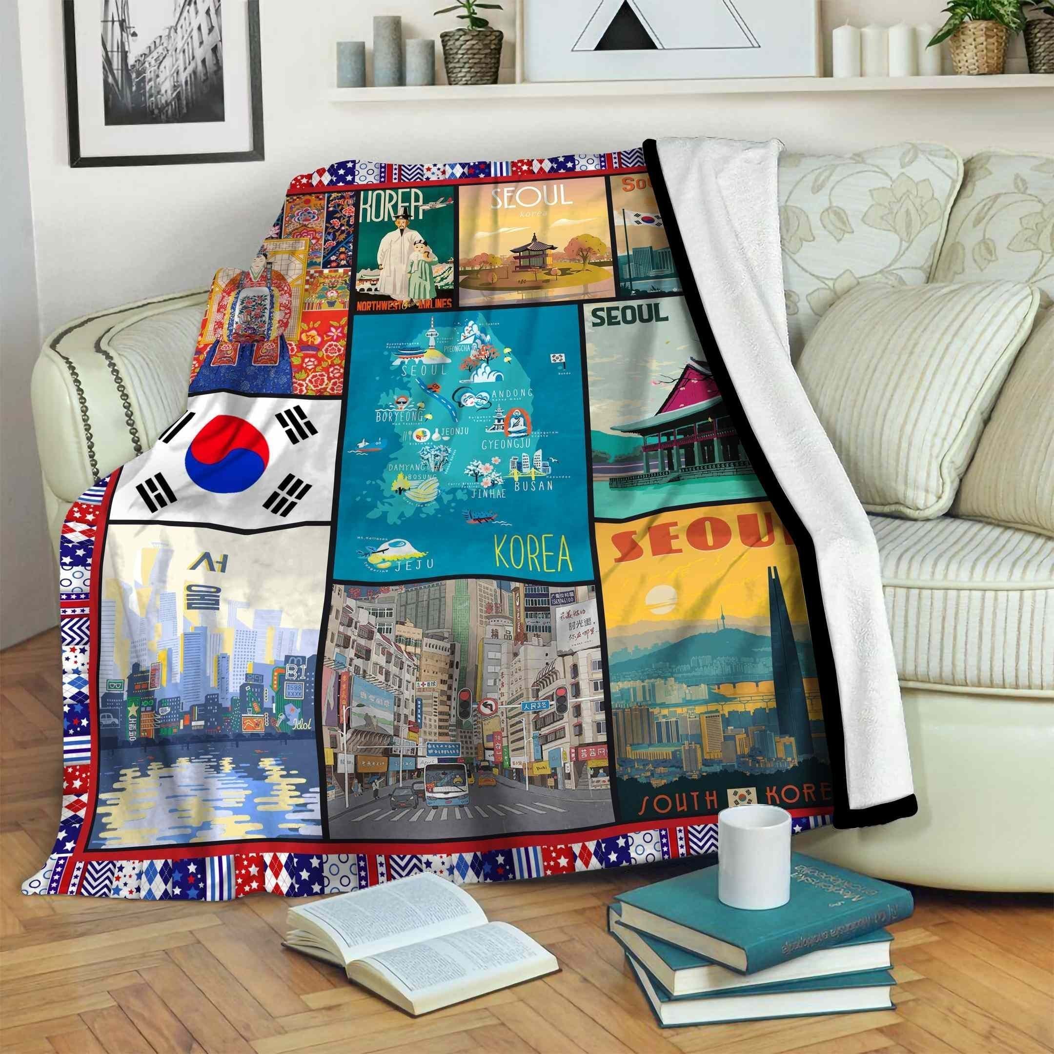 South Korea Fleece Blanket