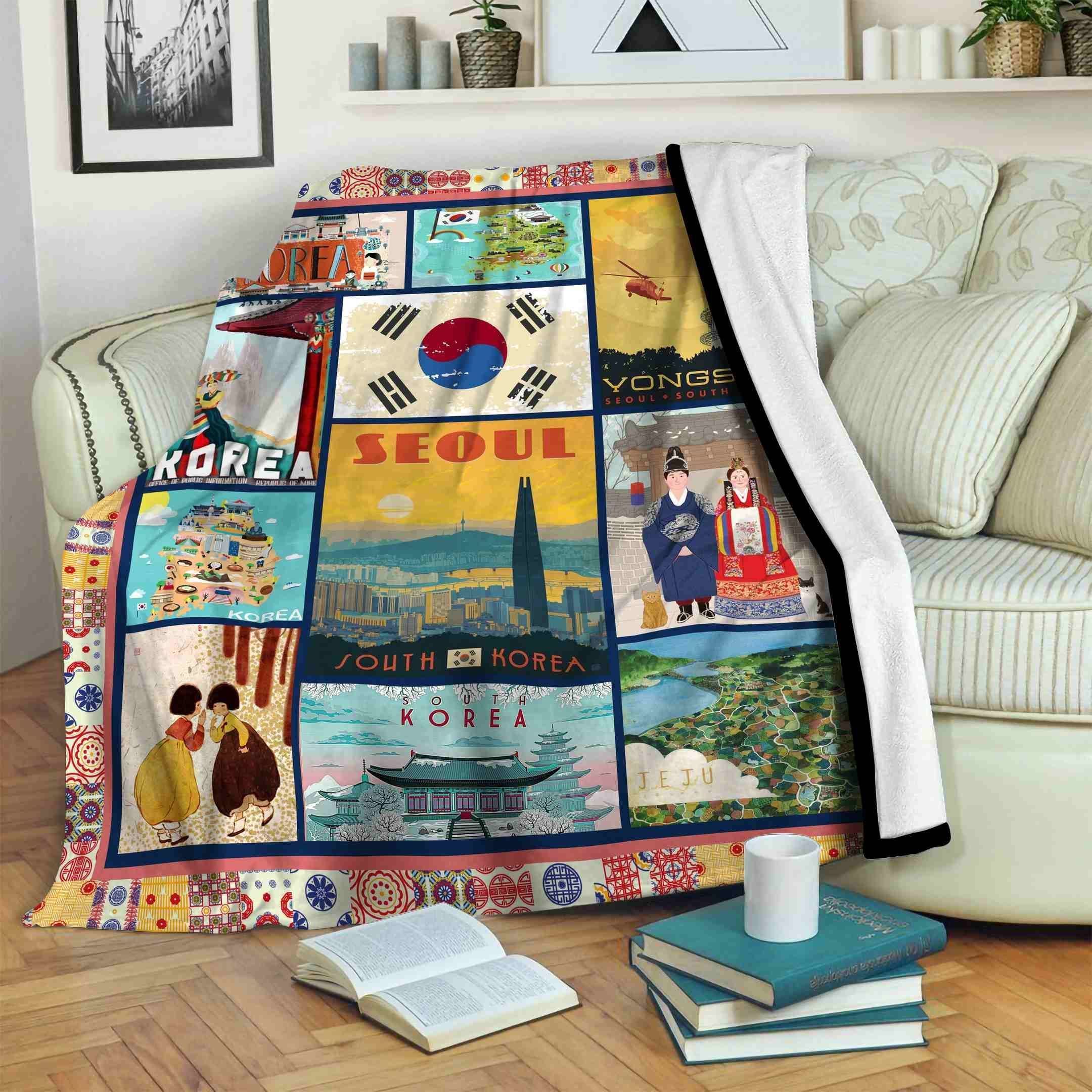 South Korea Fleece Blanket