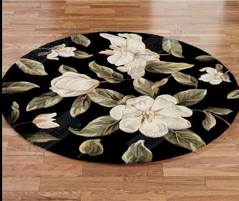 Southern Beauty Magnolia Round Carpet