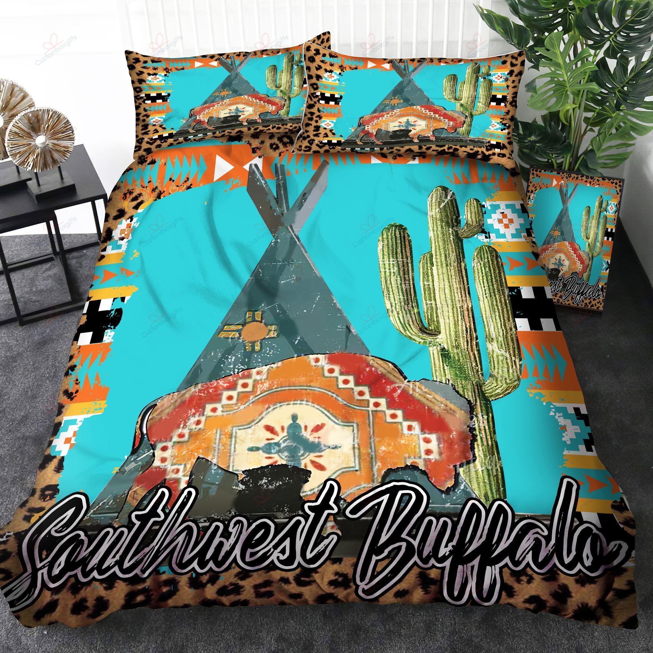 Southwest Buffalo Bedding Set