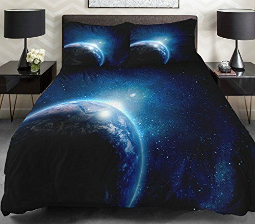 Space Around Earth Bedding Set
